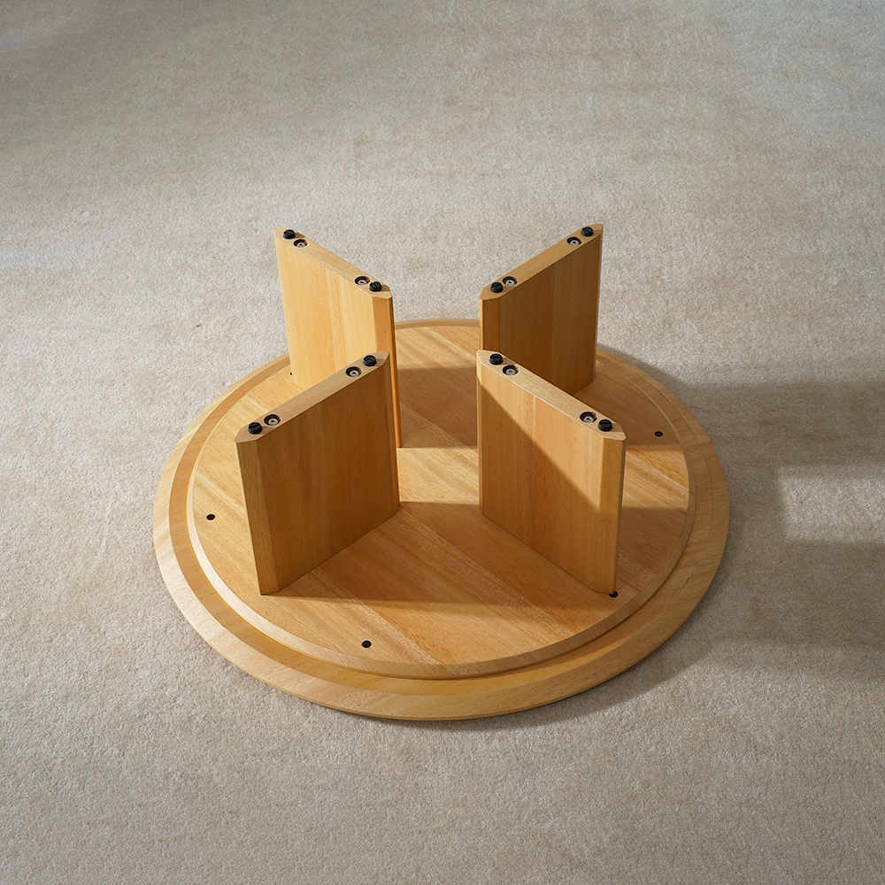 Minimalistiskt soffbord i massivt trä för vardagsrumsmöbler