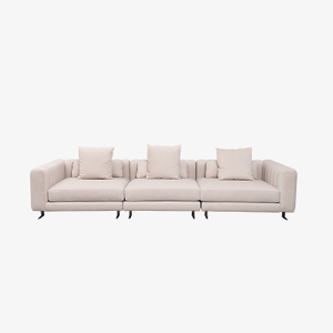 Modern minimalistisk L-formad sektionshörnsoffa för vardagsrum