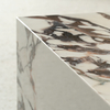 Lyxig modern marmor fyrkantig lågt soffbord 