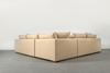 Minimalistisk soffa i L-form