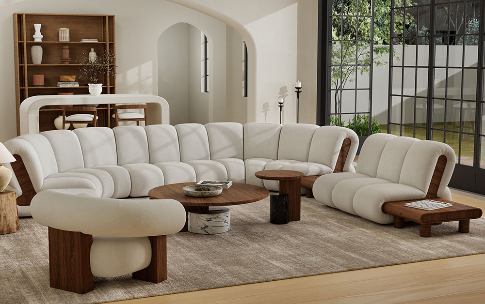 modern modular sectional sofa