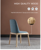 Nordic Modern Design Dining Light Wood Dining Chair