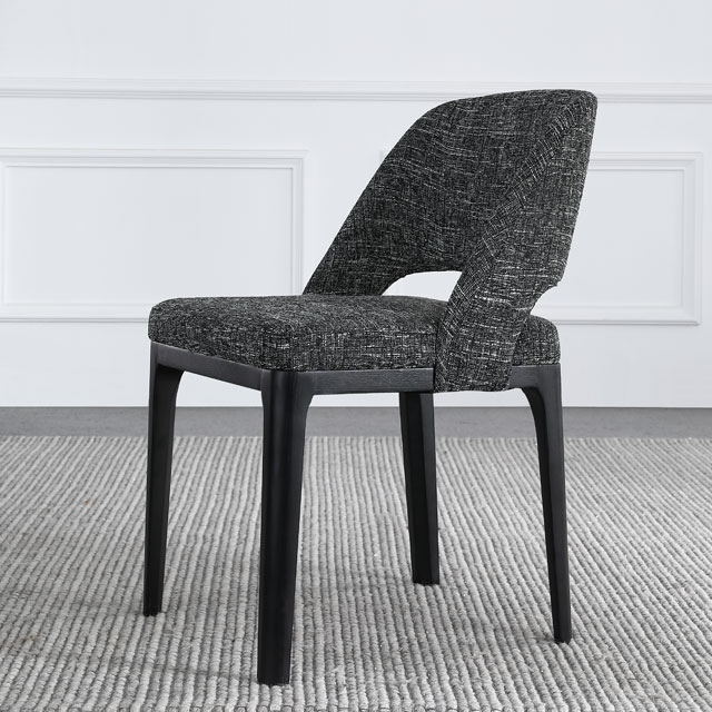 Modern stol Tyg armlös stol