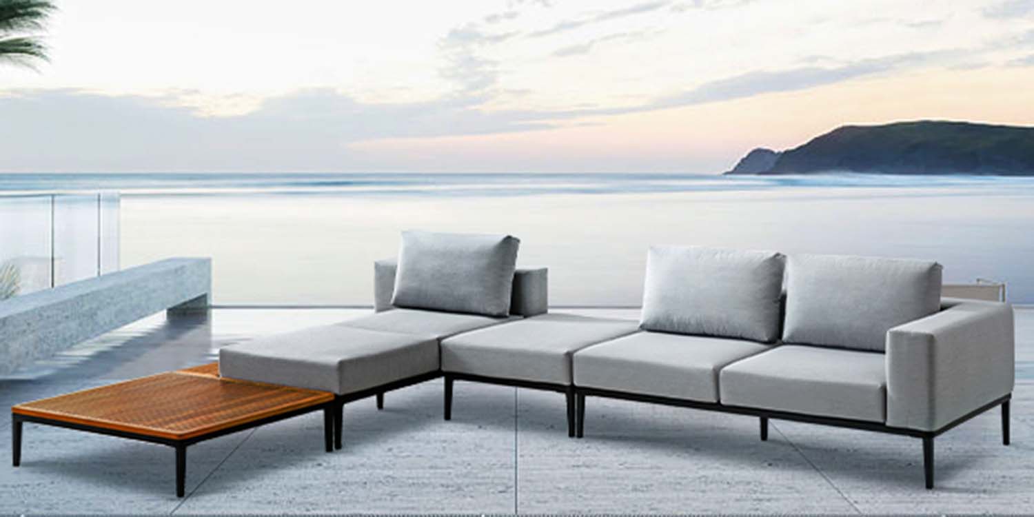 Minimalistisk soffa i L-form - ett mångsidigt möbelval för alla rumsstorlekar
