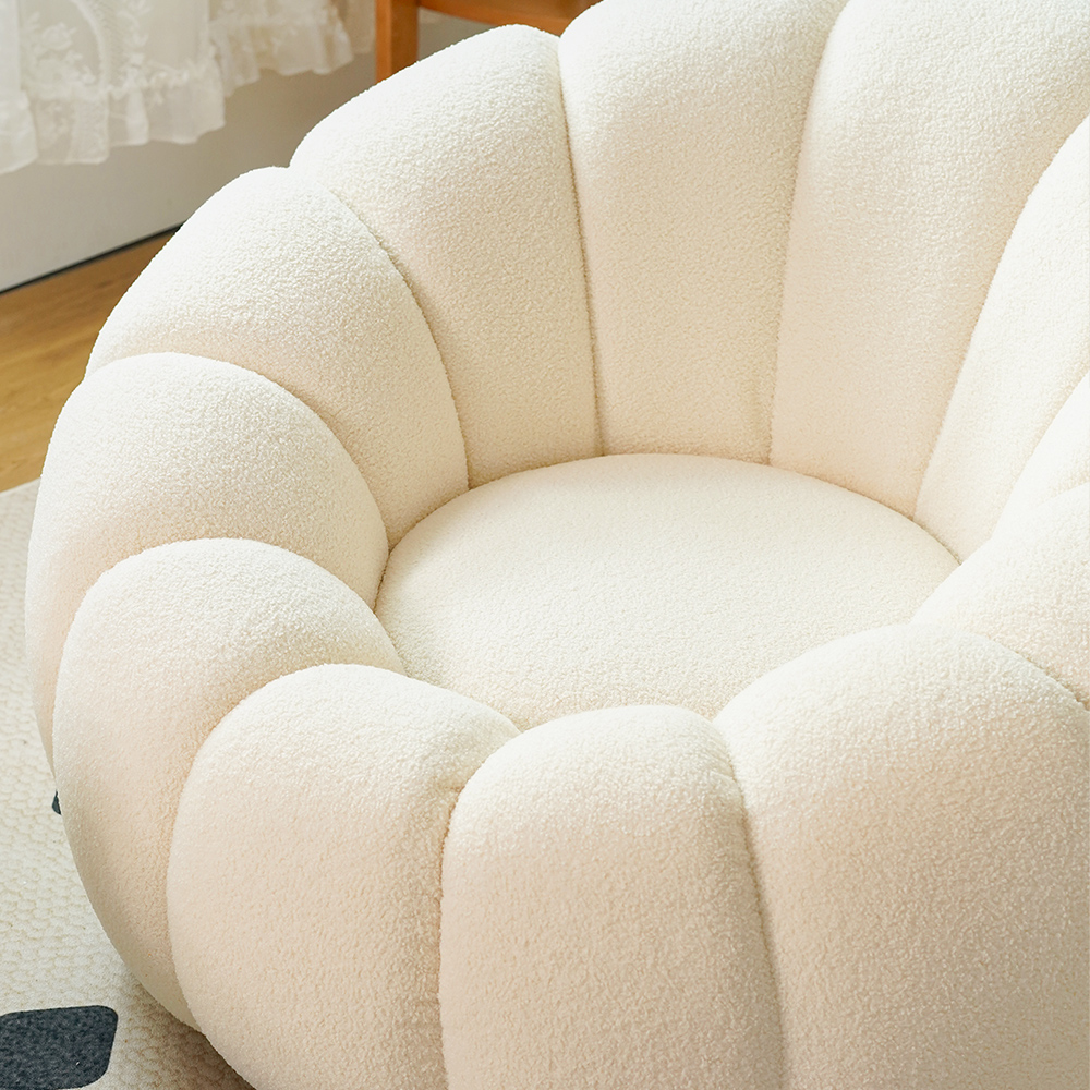 Pumpkin Lazy Swivel Soffstol Nordic Cloud Cute Stol
