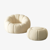 Pumpkin Lazy Swivel Soffstol Nordic Cloud Cute Stol